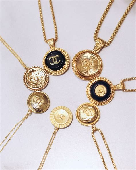 chanel jewelry button.